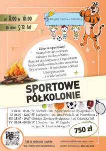 Sportowe półkolonie 2024 - Stowarzyszenie Fabryka Sportu i Rekreacji
